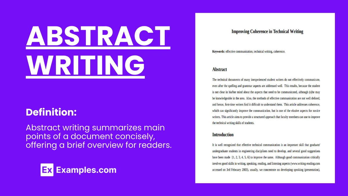 How to Write an Abstract That Gets Accepted