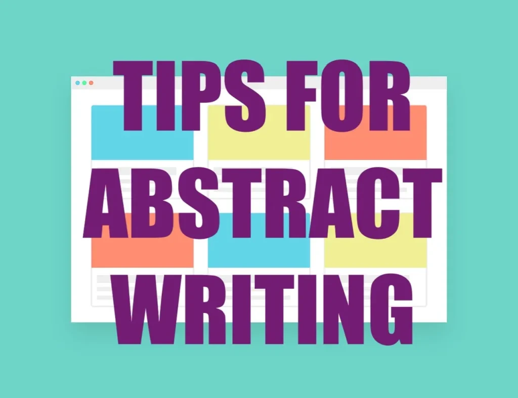 Tips for Writing an Abstract