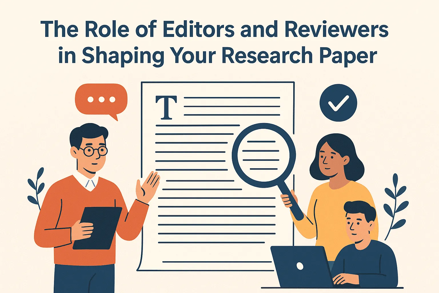 The Role of Editors and Reviewers in Shaping Your Research Paper
