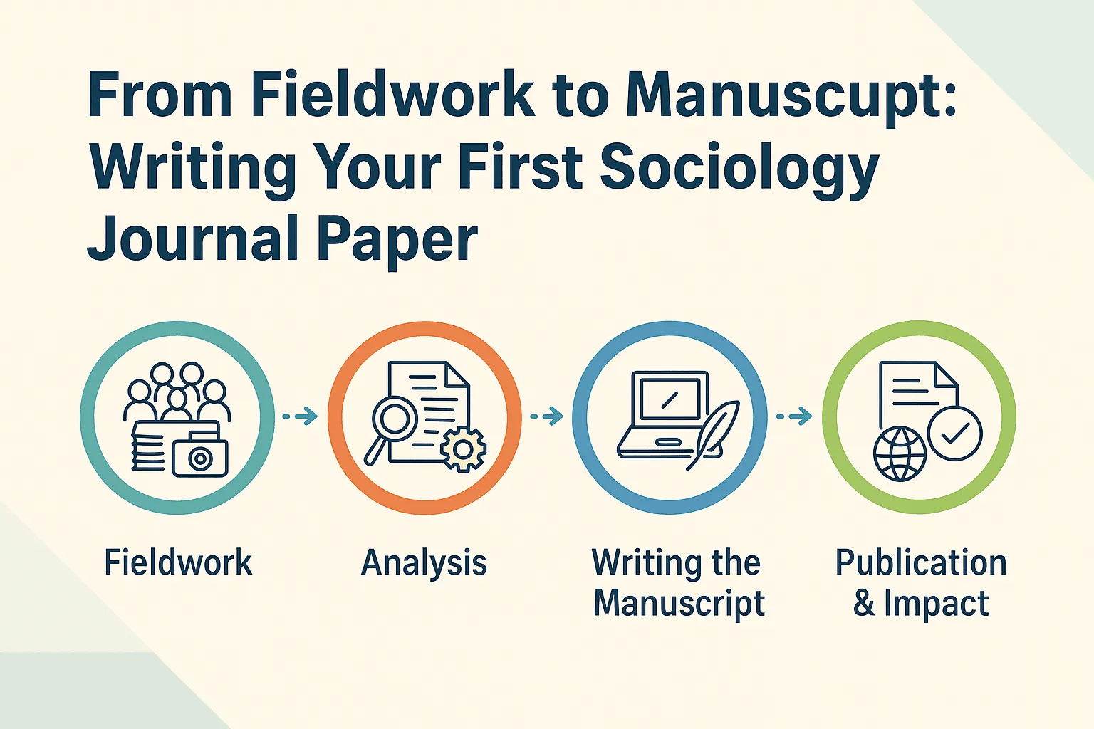 From Fieldwork to Manuscript Writing Your First Sociology Research Paper
