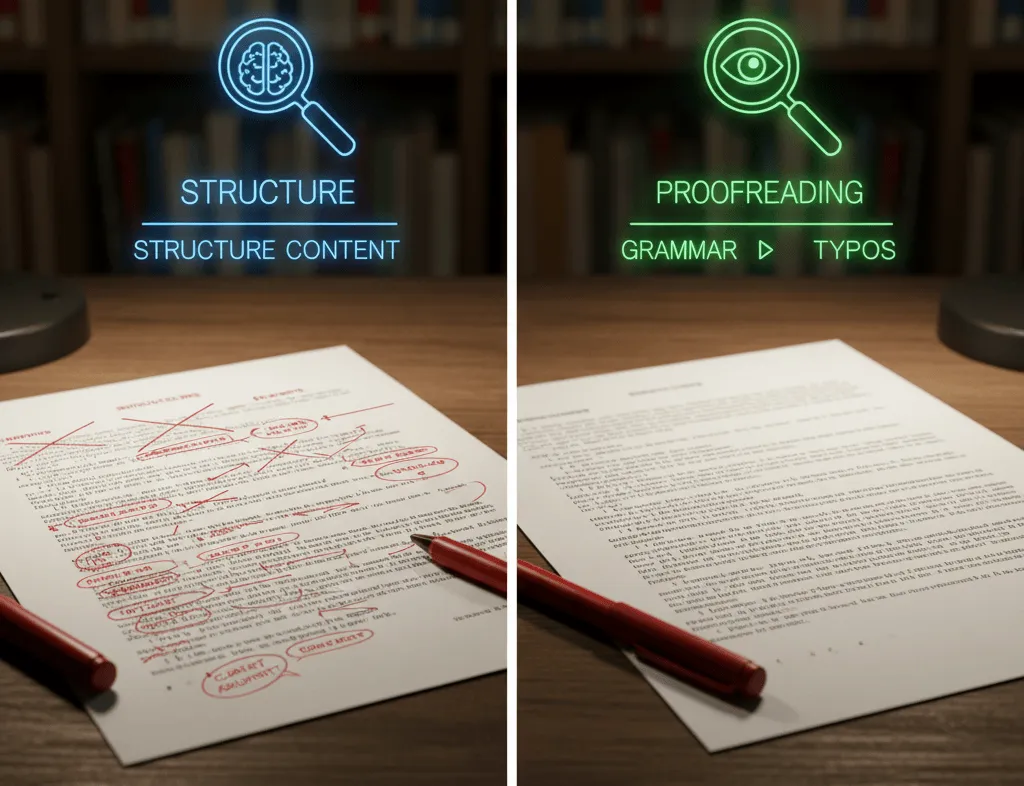 Manuscript Editing vs Proofreading. What’s the Real Difference