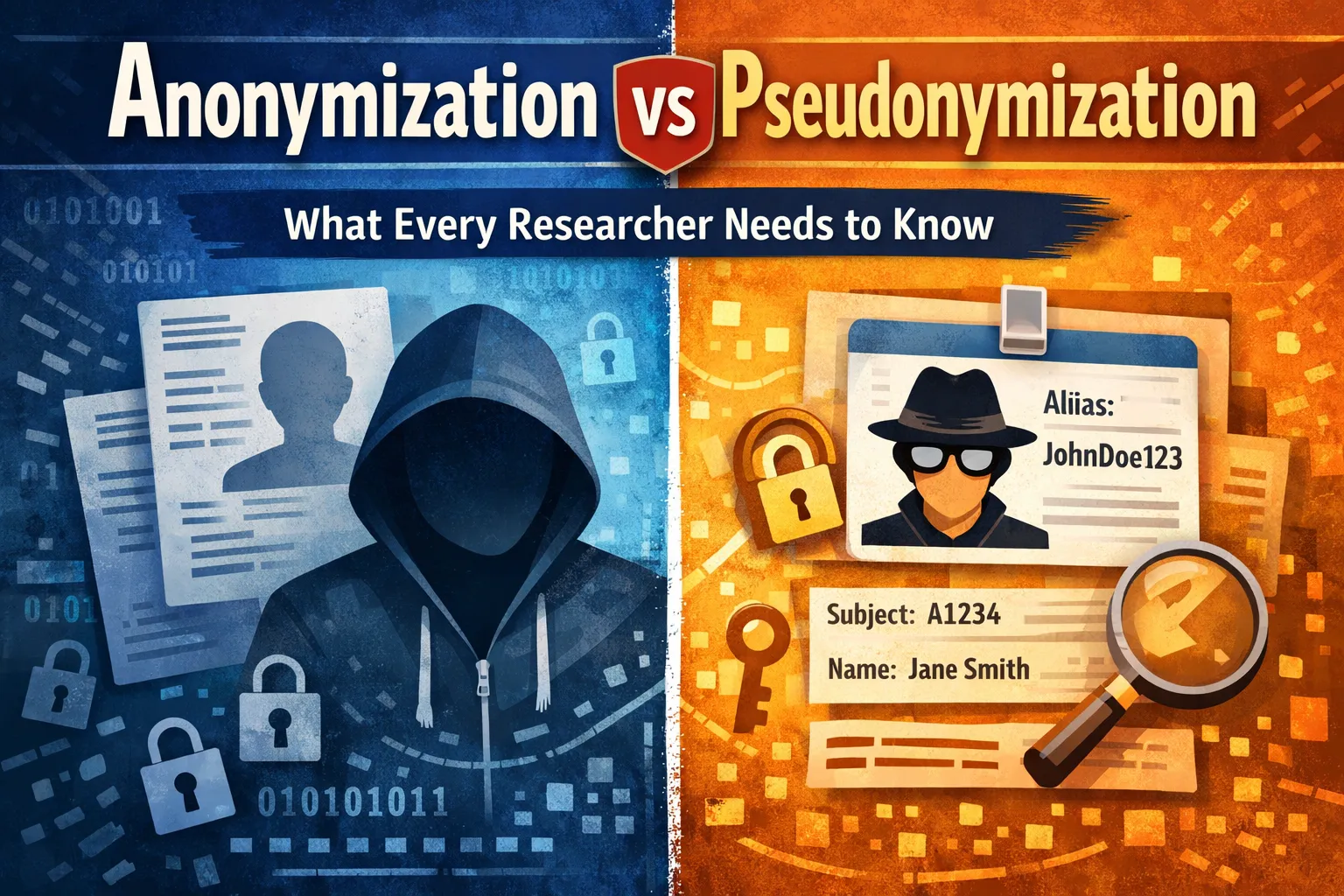Anonymization vs Pseudonymization What Every Researcher Needs to Know