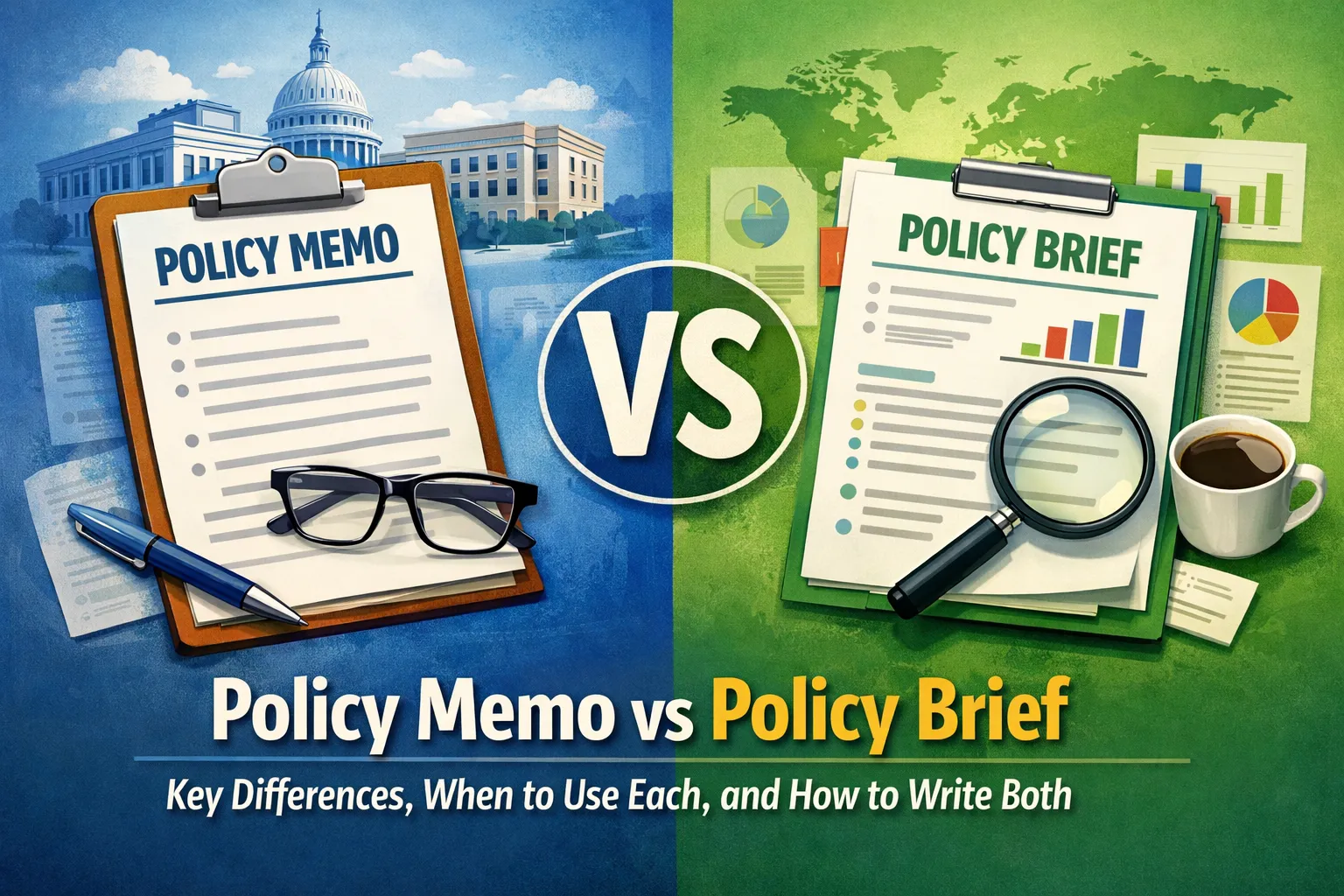 Policy Memo vs Policy Brief Key Differences, When to Use Each, and How to Write Both