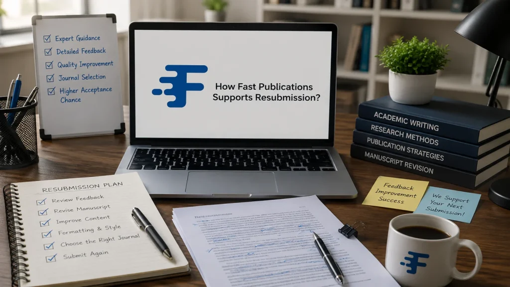 Fast Publications supporting manuscript resubmission