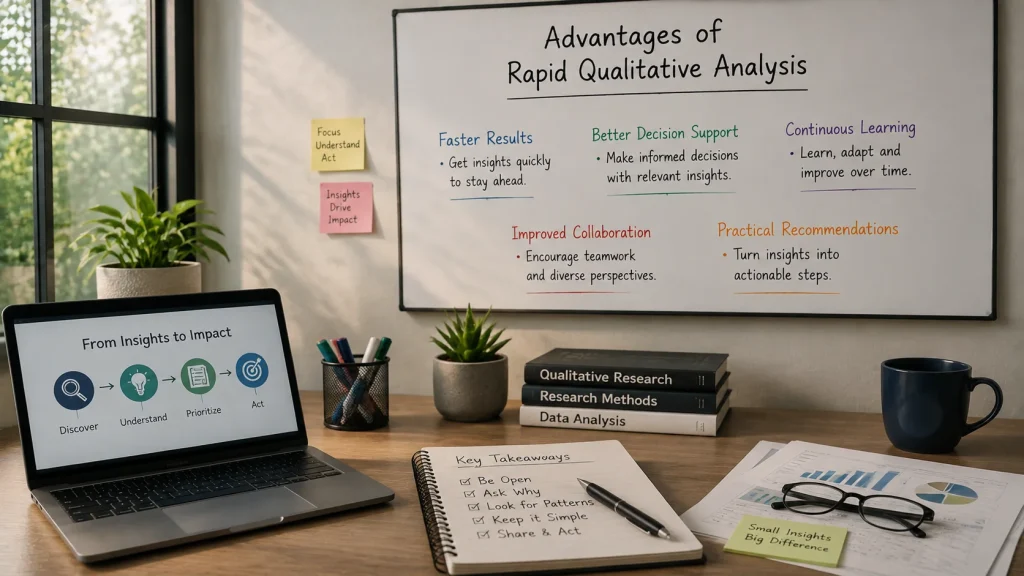 Benefits of rapid qualitative analysis for researchers