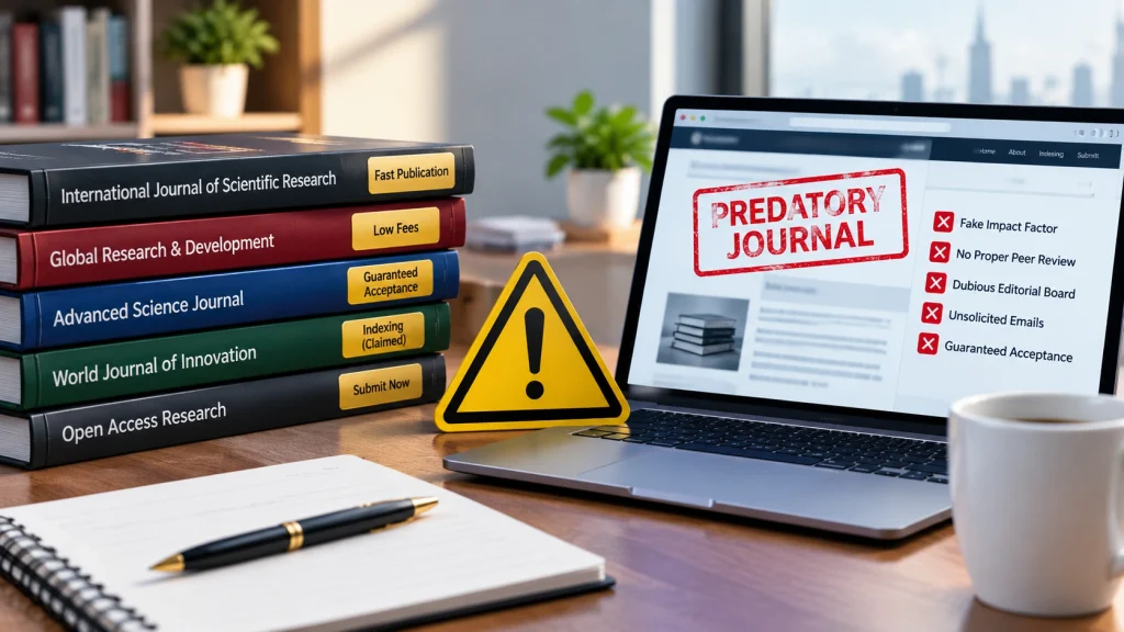 Warning signs of predatory academic journals