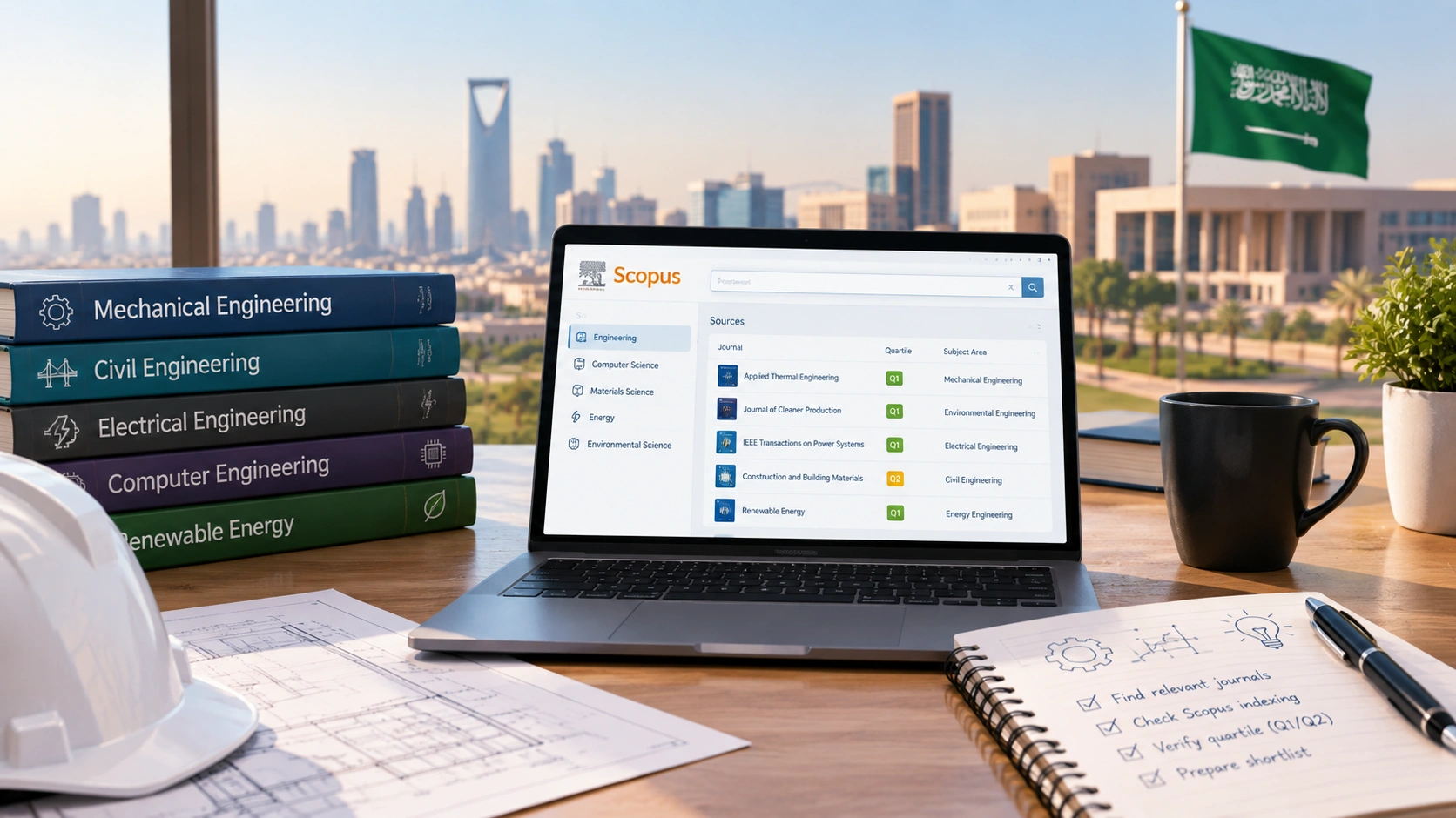 Scopus-indexed engineering journals for Saudi researchers