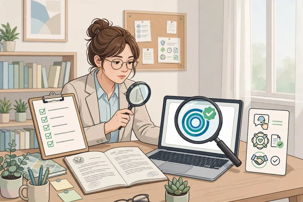 Evaluating Scopus support service checklist