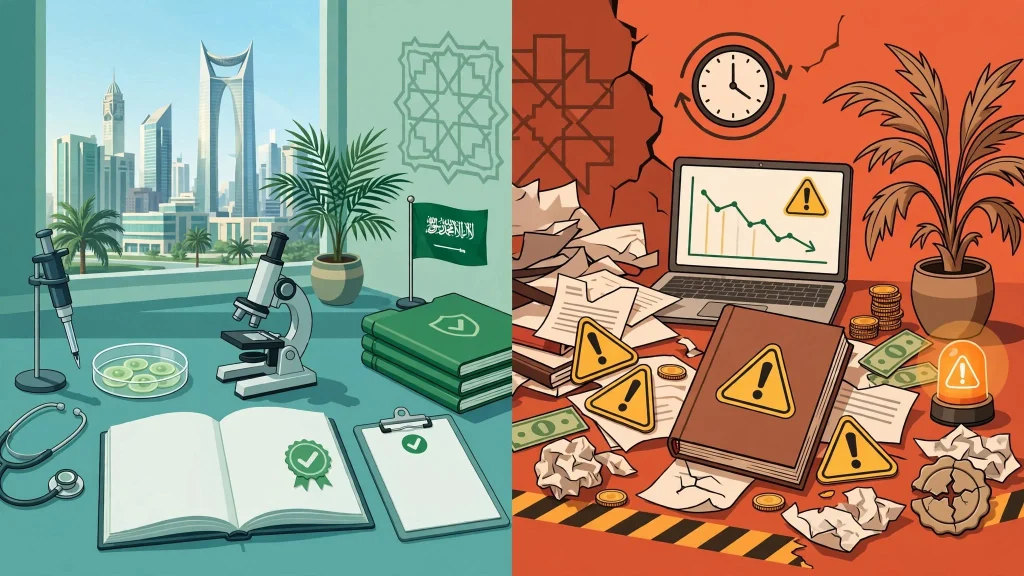 Real vs risky fast publishing medical journals comparison for Saudi researchers - legitimate vs predatory journals